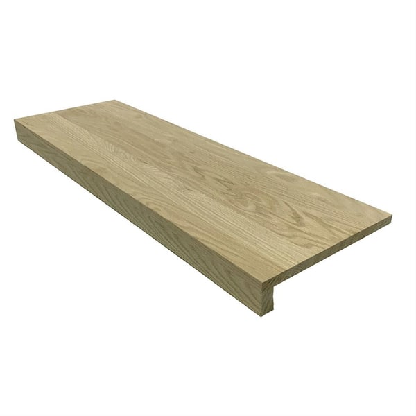 0.625 in. x 11.5 in. x 48 in. Unfinished White Oak Modern Retread