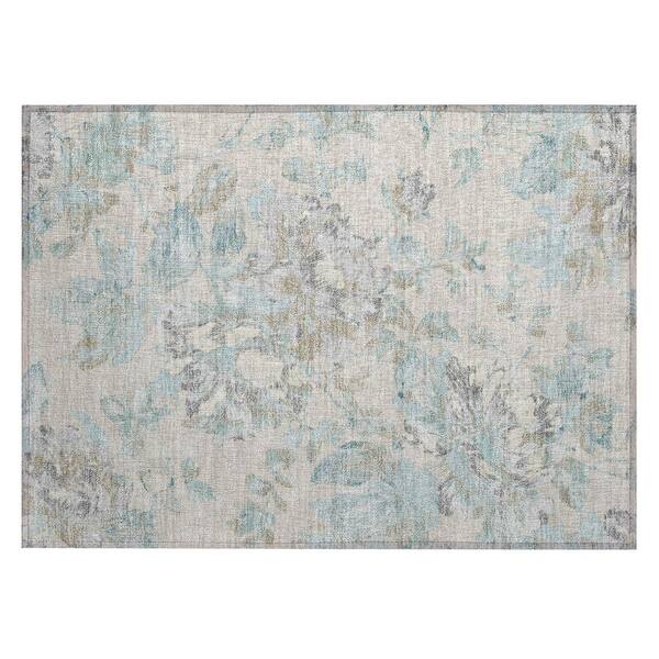 Chantille Machine Washable Indoor/Outdoor Abstract ACN3063 Linen 3 ft. x 4 ft. Area Rug