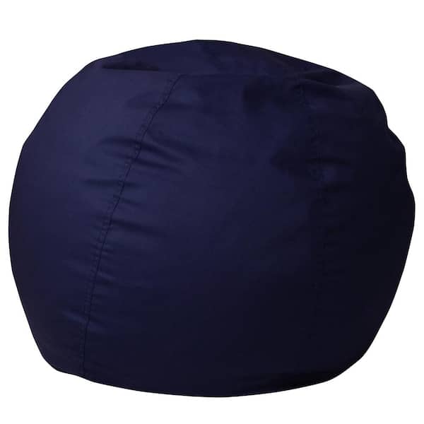 Flash Furniture Small Solid Navy Blue Kids Bean Bag Chair DGBEANSMSLDBL -  The Home Depot