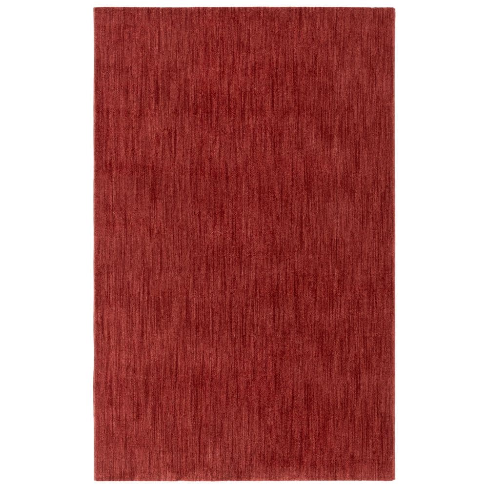 Mabel 9 ft. x 12 ft. Red/Dark Red Solid Color Distressed Area Rug price history on PriceWatchPro