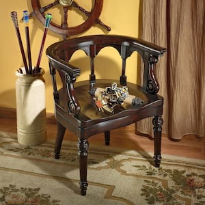 Prince Regent Walnut Mahogany Captain's Chair