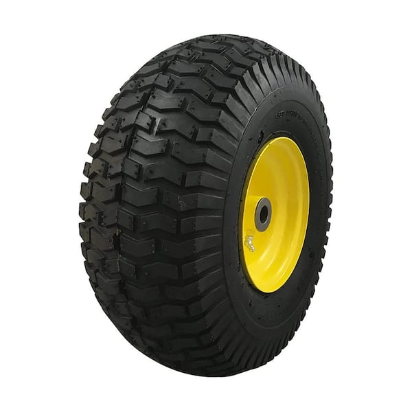 MARASTAR 15.00 in. x 6.00-6 in. Turf Saver Front Tire Assembly Replacement