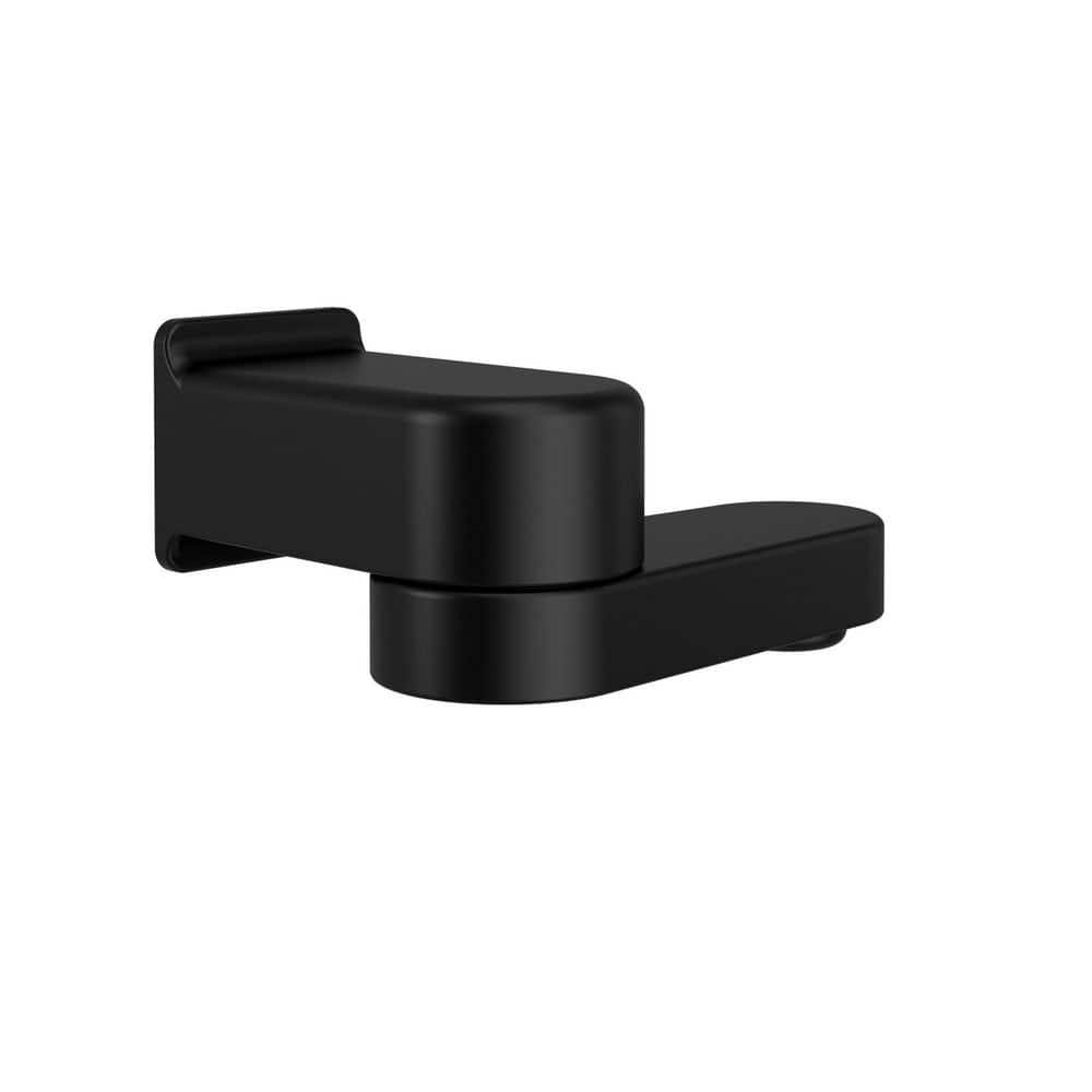 Matte Black Fold Away Tub Spout with Diverter