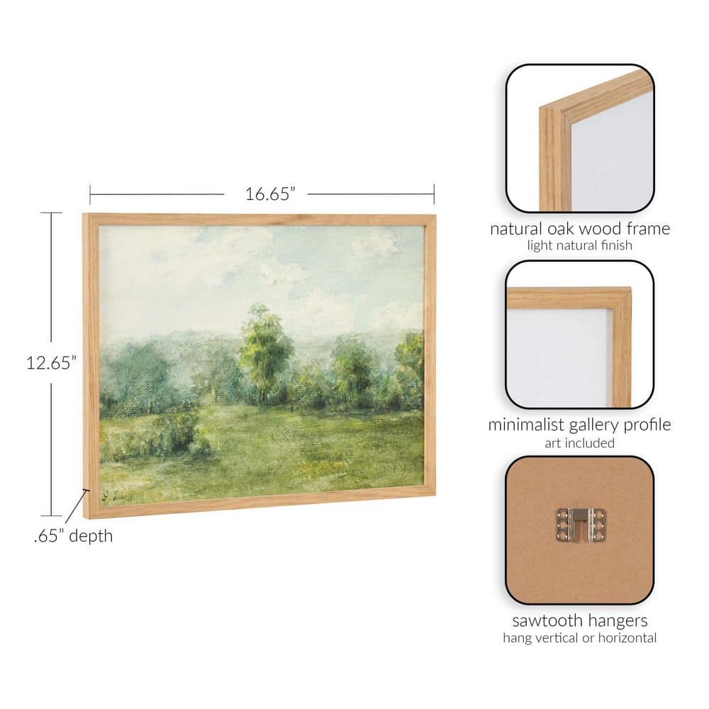 George Inness Natural Wood Framed Landscape Print, 16x12