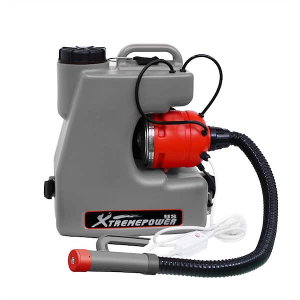 XtremepowerUS 110-Volt Electric Backpack Fogger Machine Disinfectant Corded Mist Blower Sprayer Particle 0-50μm/mm W/Hose and Nozzle