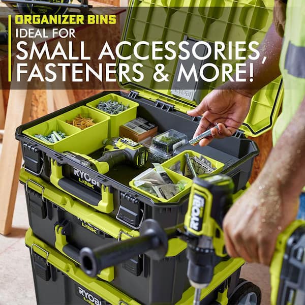 RYOBI LINK Rolling Tool Box LINK Standard Tool and Tool Crate STM201-STM101-STM104 - The Home Depot