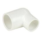 1 in. Schedule 40 PVC 90 Degree Slip Joint Connection Reducing Elbow Fitting