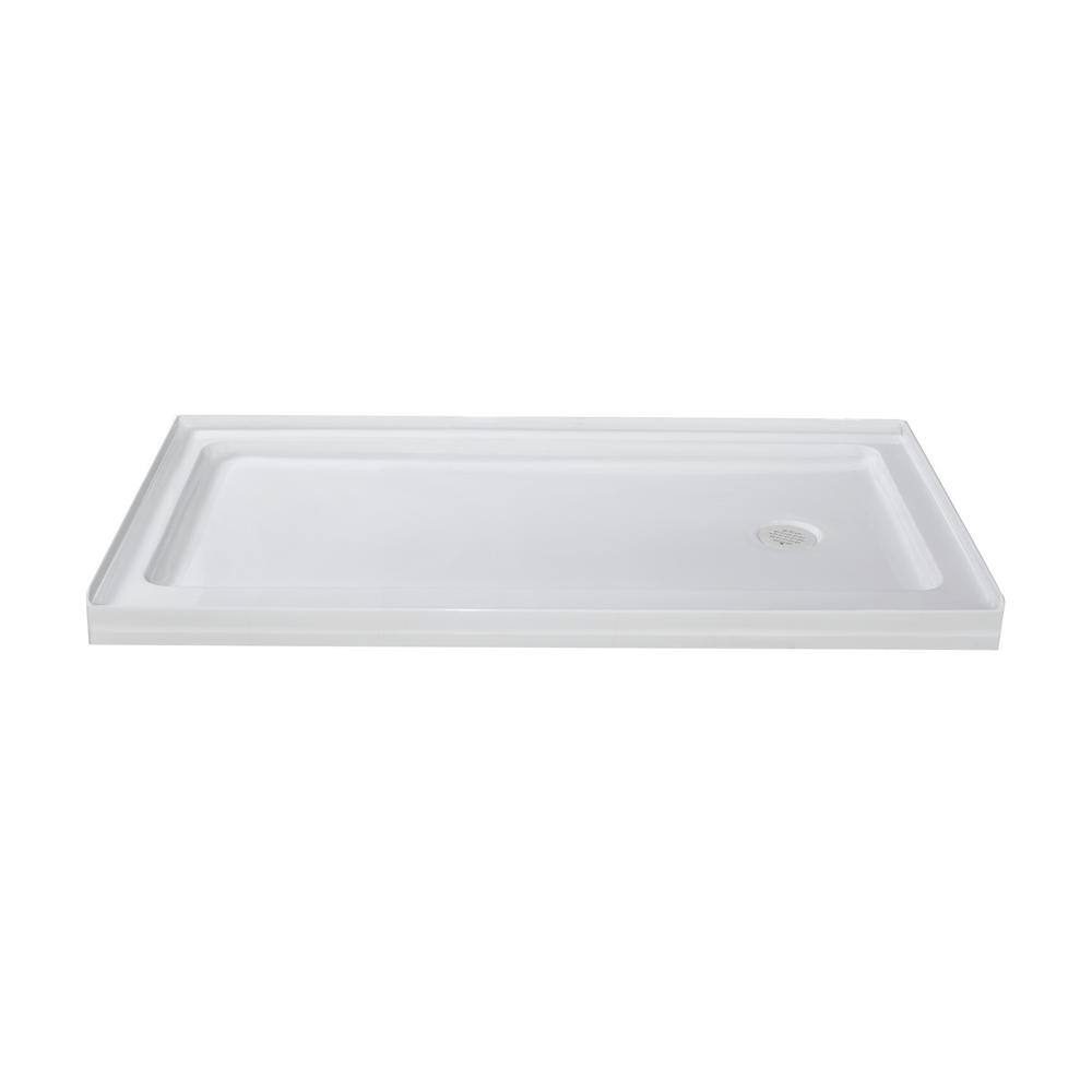 Moselle 60'' x 77.5'' Frosted Glass Frameless Sliding Shower Door