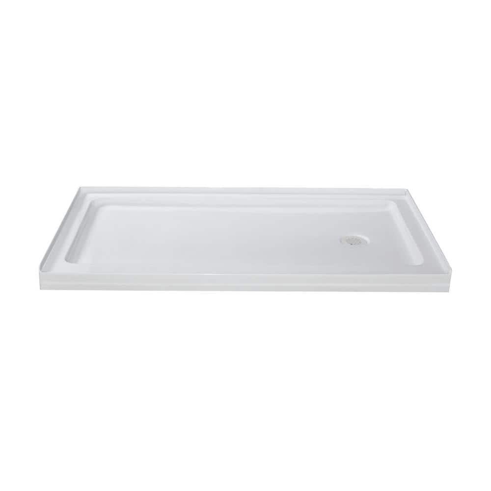 Moselle 60'' x 77.5'' Stainless Steel Frameless Sliding Shower Door with Frosted Glass