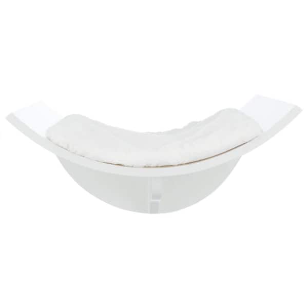 Small to Medium White Wall Mount Cat Bed