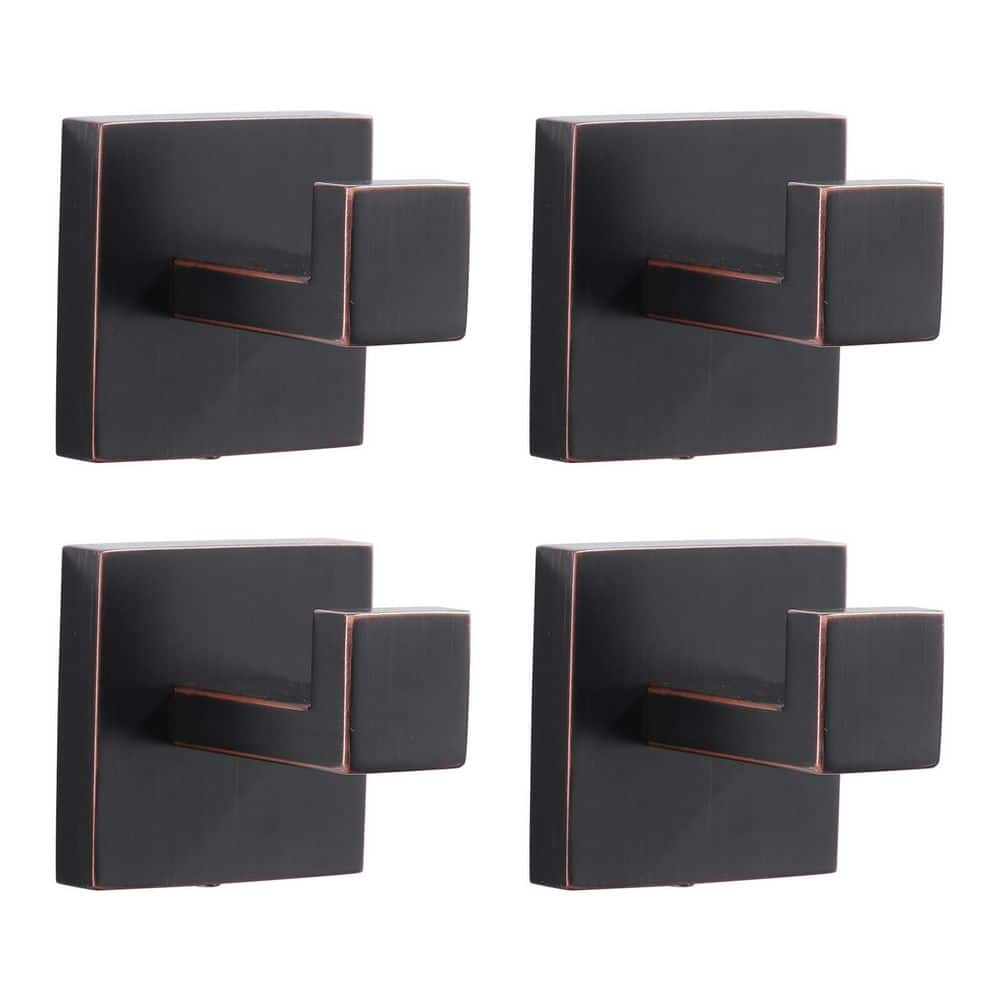 (4-Pack) Wall Mount Stainless Steel J-Hook Towel Hook Bath Hook in Oil Rubbed Bronze price history on PriceWatchPro