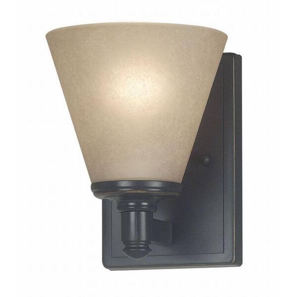 Kenroy Home Tallow 1-Light Bronze Patina Finish Sconce -DISCONTINUED