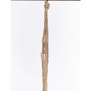 36 in. Natural Colored Jute Plant Hanger