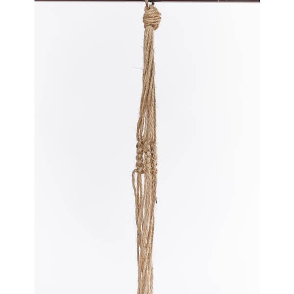 Primitive Planters 36 in. Natural Colored Jute Plant Hanger