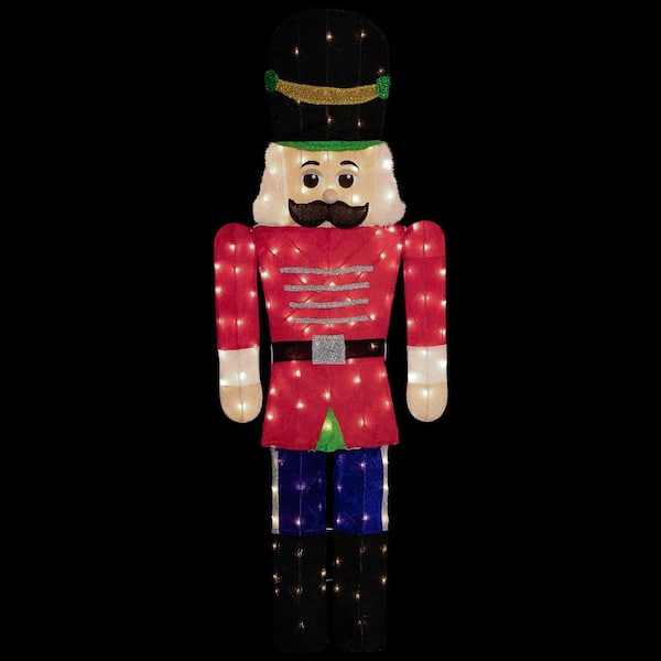 Lighted Toy Soldier Outdoor Christmas Decoration 72 in. Warm White