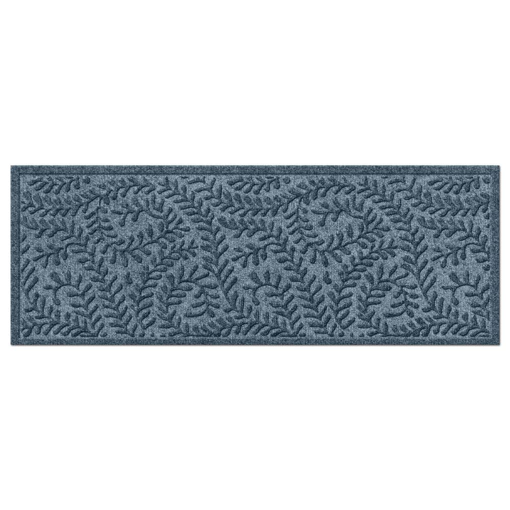 Waterhog Boxwood Bluestone 30 in. x 97 in PET Polyester Indoor Outdoor Runner Doormat price history on PriceWatchPro
