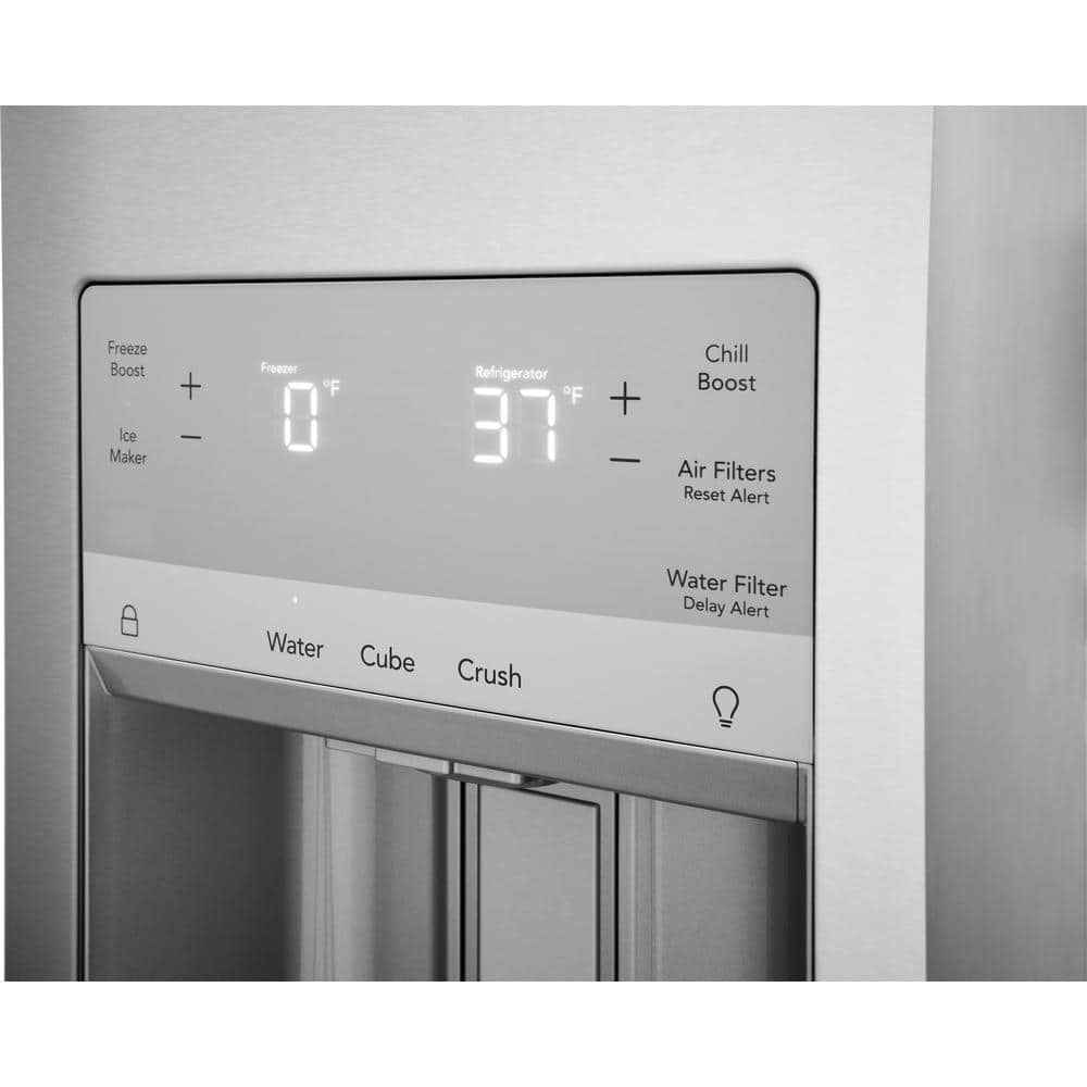 Stainless Steel 36" Smart Energy Star French Door Refrigerator with Ice Maker
