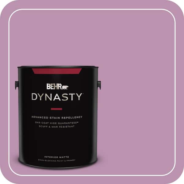 BEHR DYNASTY 1 gal. Home Decorators Collection #HDC-MD-10 Blooming Lilac Matte Interior Stain-Blocking Paint & Primer
