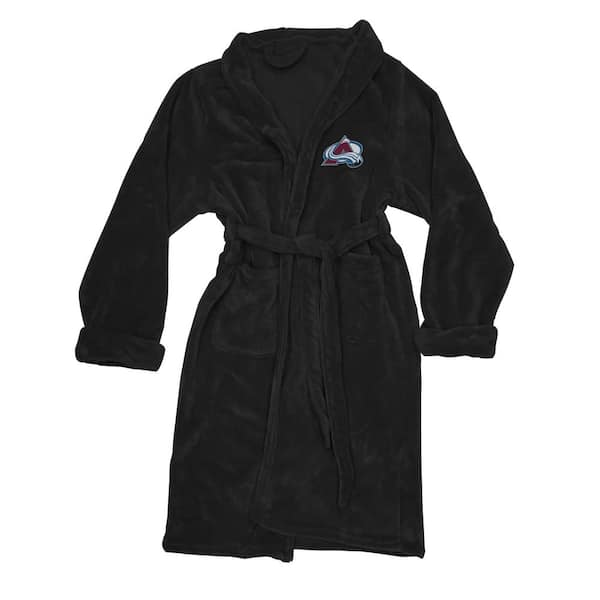 American Soft Linen L-XL Black Mens and Womens Robes BR-L-XL