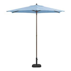 7.5 ft. Steel Market Outdoor Patio Umbrella in Surf