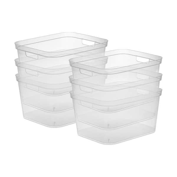26.25-Qt. Storage Bin w/Carry Through Handles 6 Pack