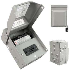 HIITIO 30 Amp RV Outlet Box, NEMA TT-30R 125V Outdoor Weatherproof and ...