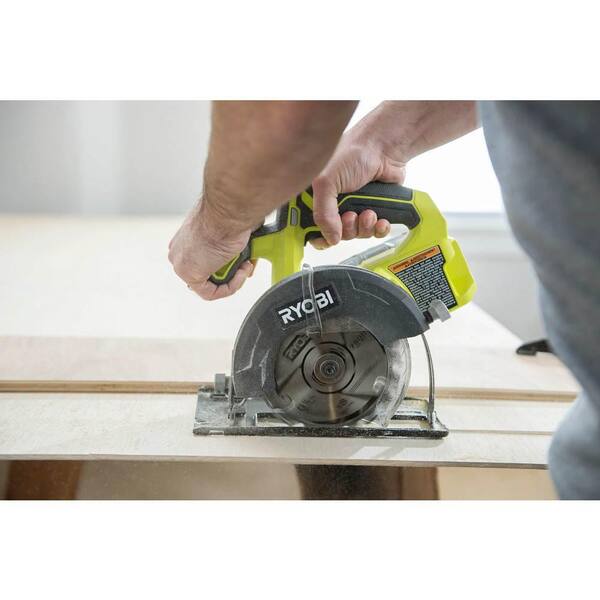 RYOBI - ONE+ 18V Cordless 5 1/2 in. Circular Saw with 2.0 Ah Lithium-Ion HIGH PERFORMANCE Battery