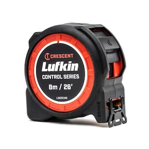 Lufkin 1-3/16 in. x 8 m/26 ft. Command Control Series Yellow Clad Tape Measure