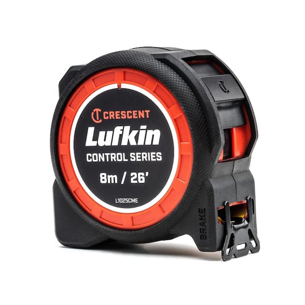 Crescent Lufkin 1-3/16 in. x 8 m/26 ft. Command Control Series Yellow Clad Tape Measure