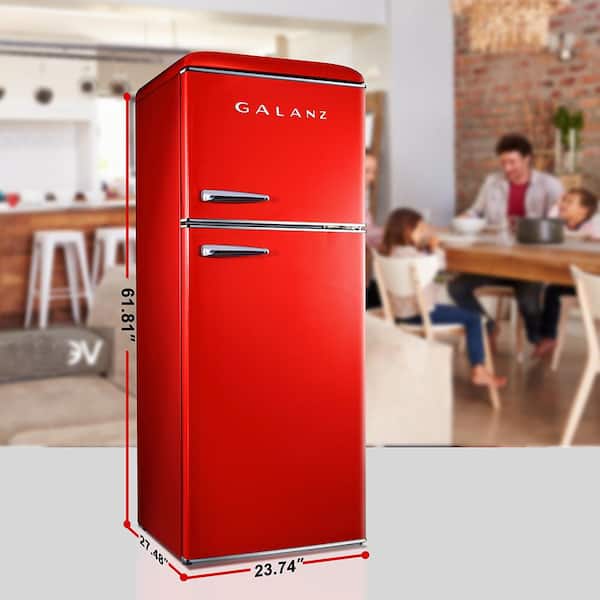 Galanz 10 cu. ft. Retro Frost Free Top Freezer Refrigerator