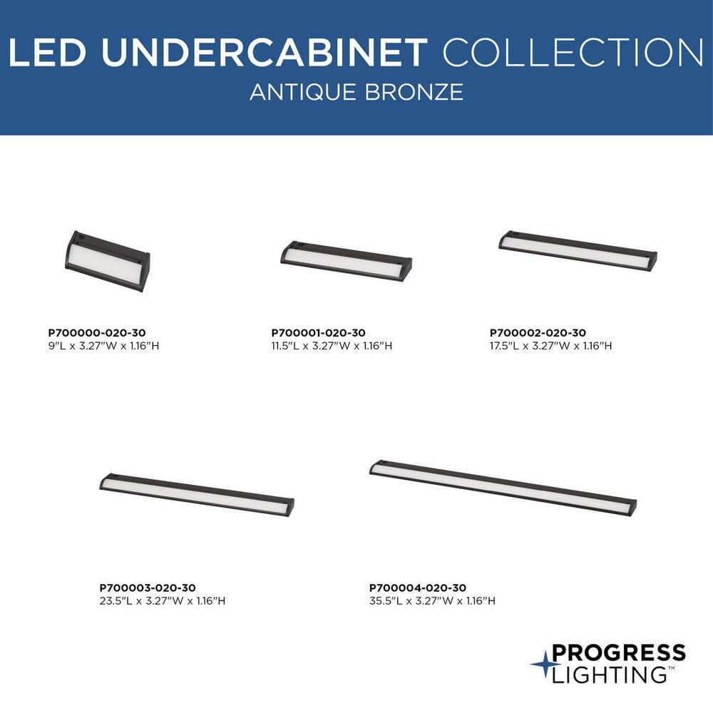 Antique Bronze 11.5" LED Under Cabinet Light