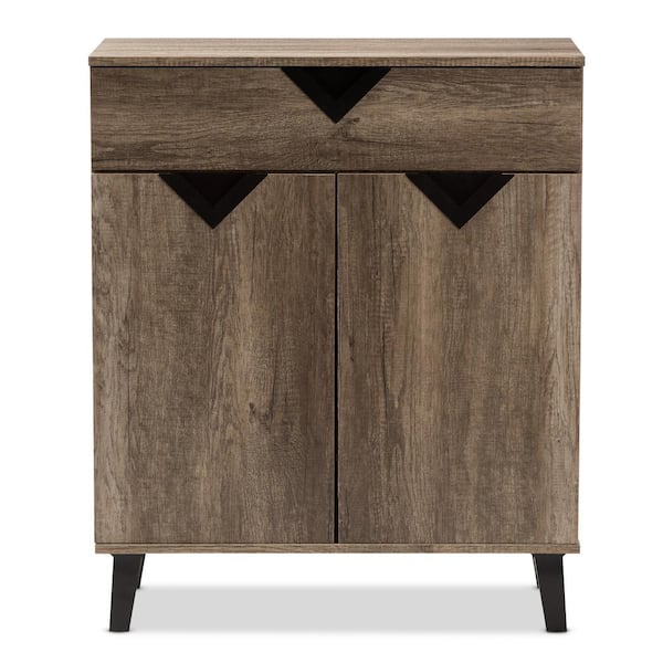 Baxton Studio Wales Light Brown Storage Cabinet