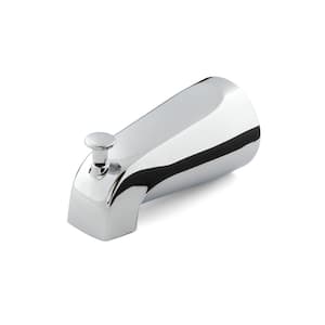 Temp-Gard Standard Tub Spout with Pull-Up Diverter, Chrome