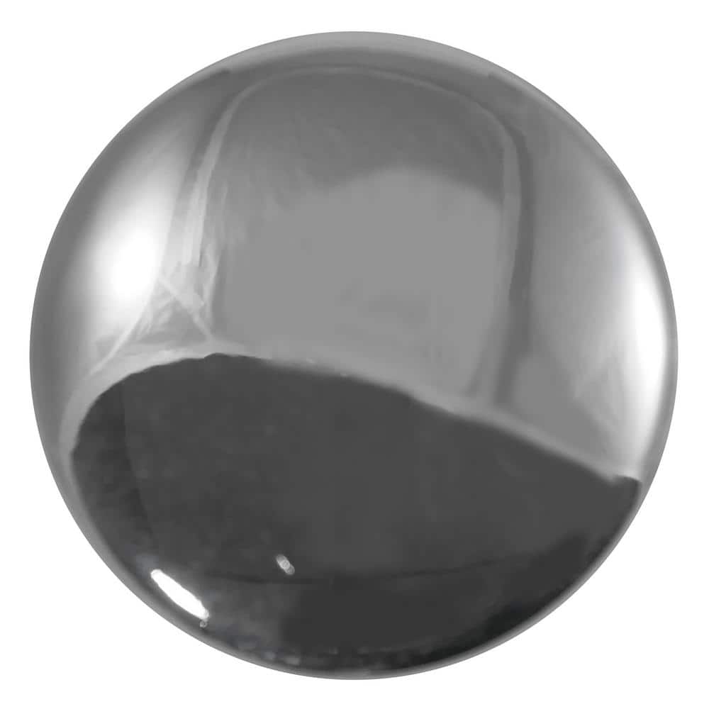 Satin Nickel Round Cabinet Knob with Mounting Hardware