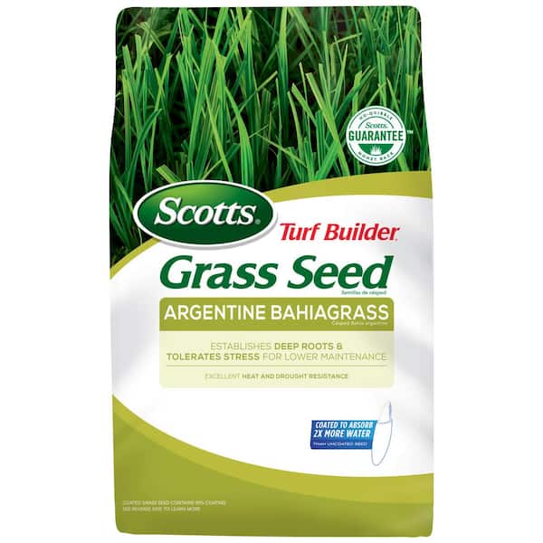 Scotts Turf Builder 5 lbs. Grass Seed Argentine Bahiagrass for Excellent Heat & Drought Resistance