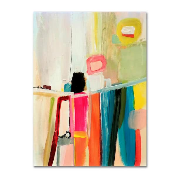 Trademark Fine Art 24 in. x 18 in. "Anandita" by Sylvie Demers Printed Canvas Wall Art