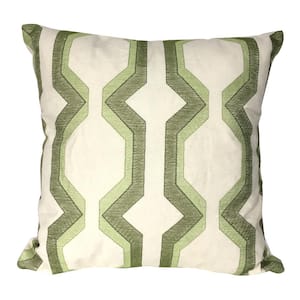 Green 6.5 in. x 18 in. Throw Pillow
