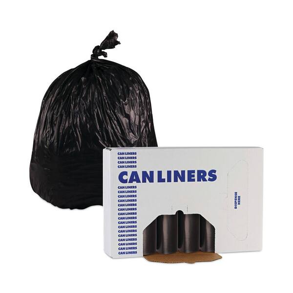 High-Density Can Liners, 60 gal, 14 mic, 38