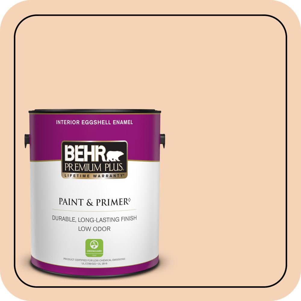 1 gal. #280C-2 Serene Peach Eggshell Enamel Low Odor Interior Paint & Primer price history on PriceWatchPro