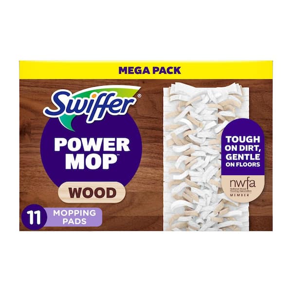 Power Mop Wood Mopping Pad Refills (11-Count)