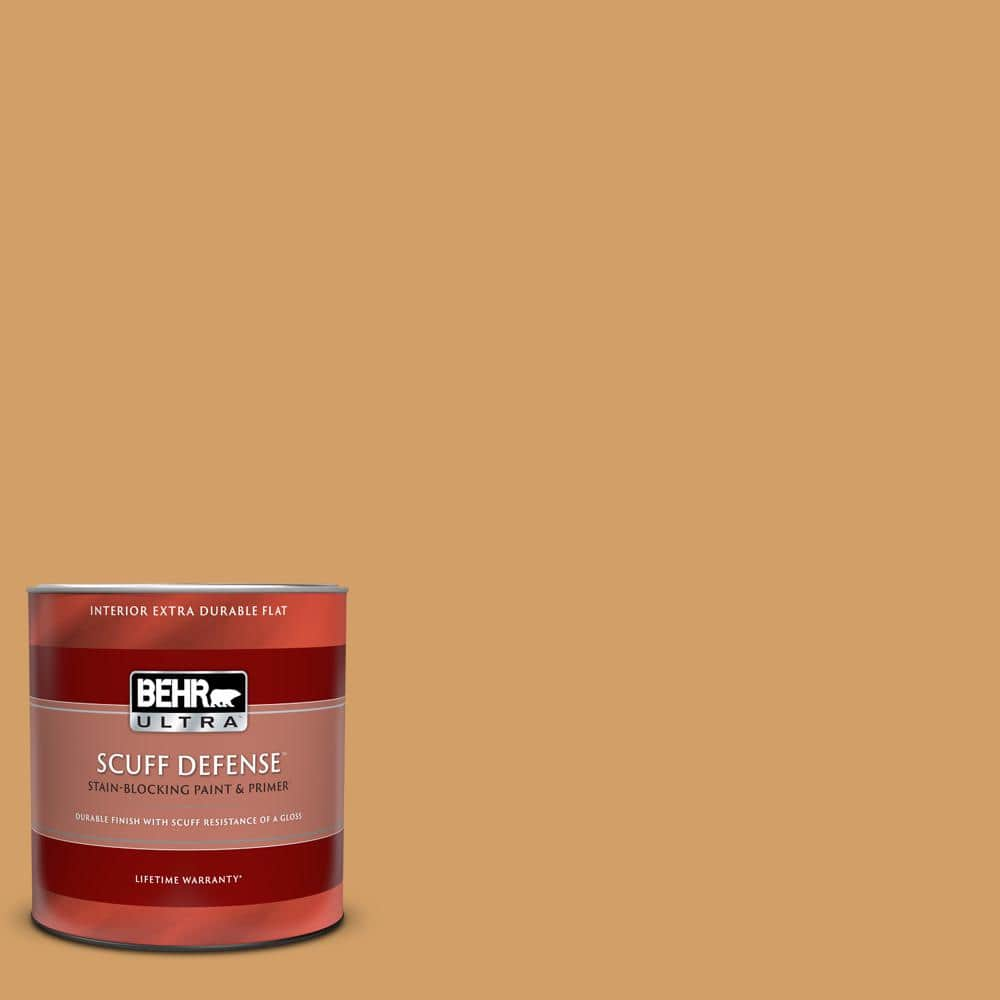 BEHR ULTRA 1 qt. MQ4 08 Golden Aura Extra Durable Flat Interior