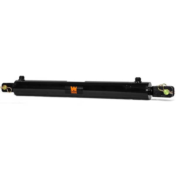 WEN Clevis Hydraulic Cylinder with 3 in. Bore and 24 in. Stroke