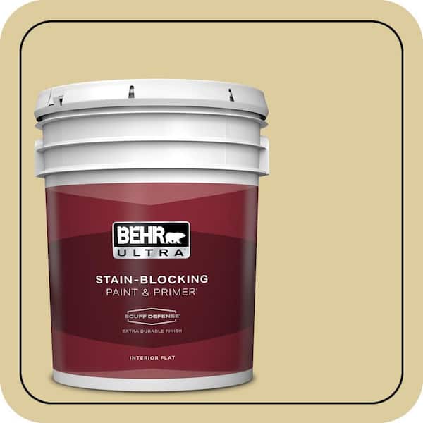 BEHR ULTRA 5 gal. #PPU8-11 Mojito Extra Durable Flat Interior Paint & Primer