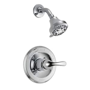 Classic 1-Handle Wall Mount Shower Faucet Trim Kit in Chrome (Valve Not Included)