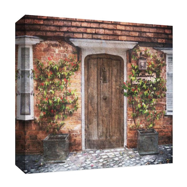 PTM Images Welcome Home'' Canvas Abstract Wall Art 15 in. x 15 in.