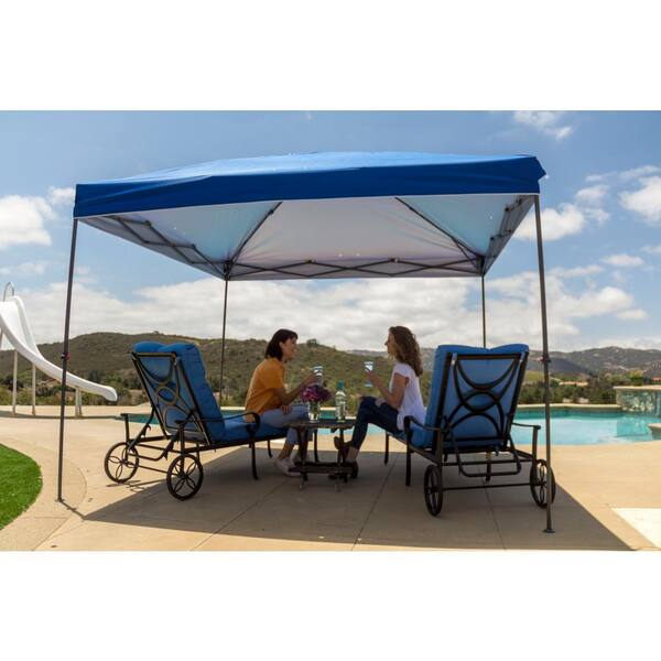Everbilt - 10 ft. x 10 ft. Blue Instant Canopy Pop Up Tent