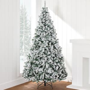 6 ft. Unlit Flocked Pine Artificial Christmas Tree