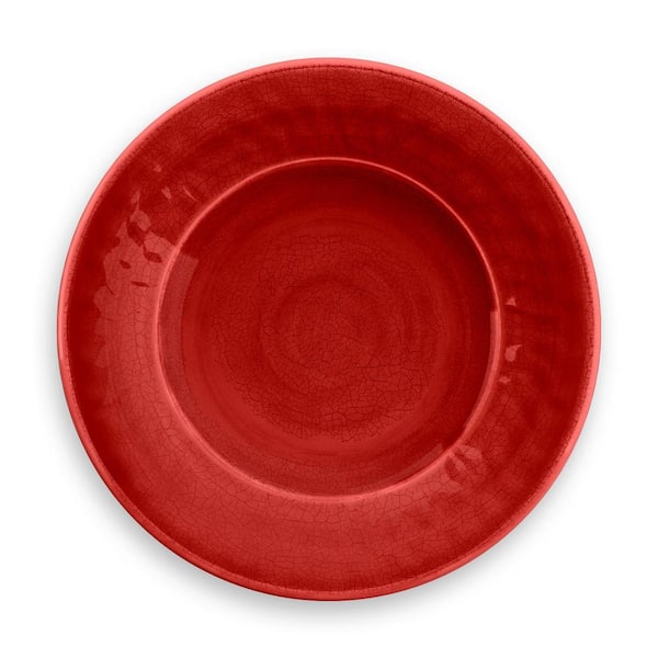 Unbranded Crackle Red Salad Plate (Set of 6)