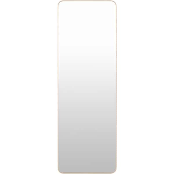 Livabliss Aranya Modern Full Length Mirror, Brown, 65 in. H x 22 in. W x 1 in. D