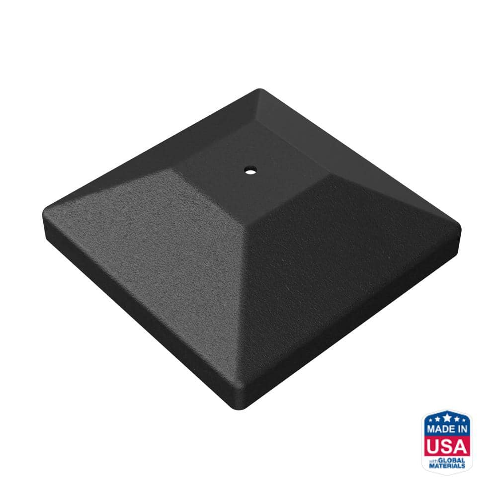 Simpson Strong-Tie Outdoor Accents 4 in. W X 4 in. L Black Plastic Post Cap Simpson Strong-Tie Outdoor Accents 4 in. W X 4 in. L Black Plastic Post Cap